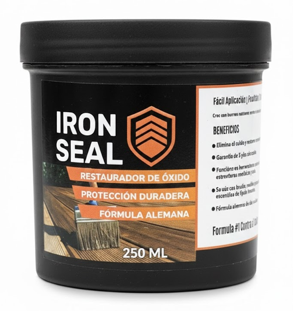 IRON SEAL - “-Detiene el óxido y protege al instante-”